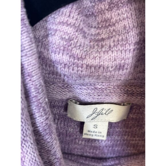 J.Jill Womens Small Lavender Cotton Turtleneck Sweater - Picture 3 of 5